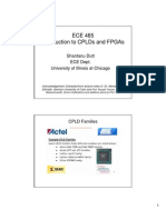 Ece 465 Introduction To Cplds and Fpgas: Shantanu Dutt Ece Dept. University of Illinois at Chicago