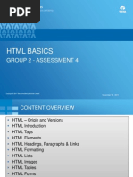 HTML Basics: Group 2 - Assessment 4