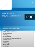 HTML Basics: Group 2 - Assessment 4