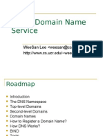 Dns - Domain Name Service: Weesan Lee