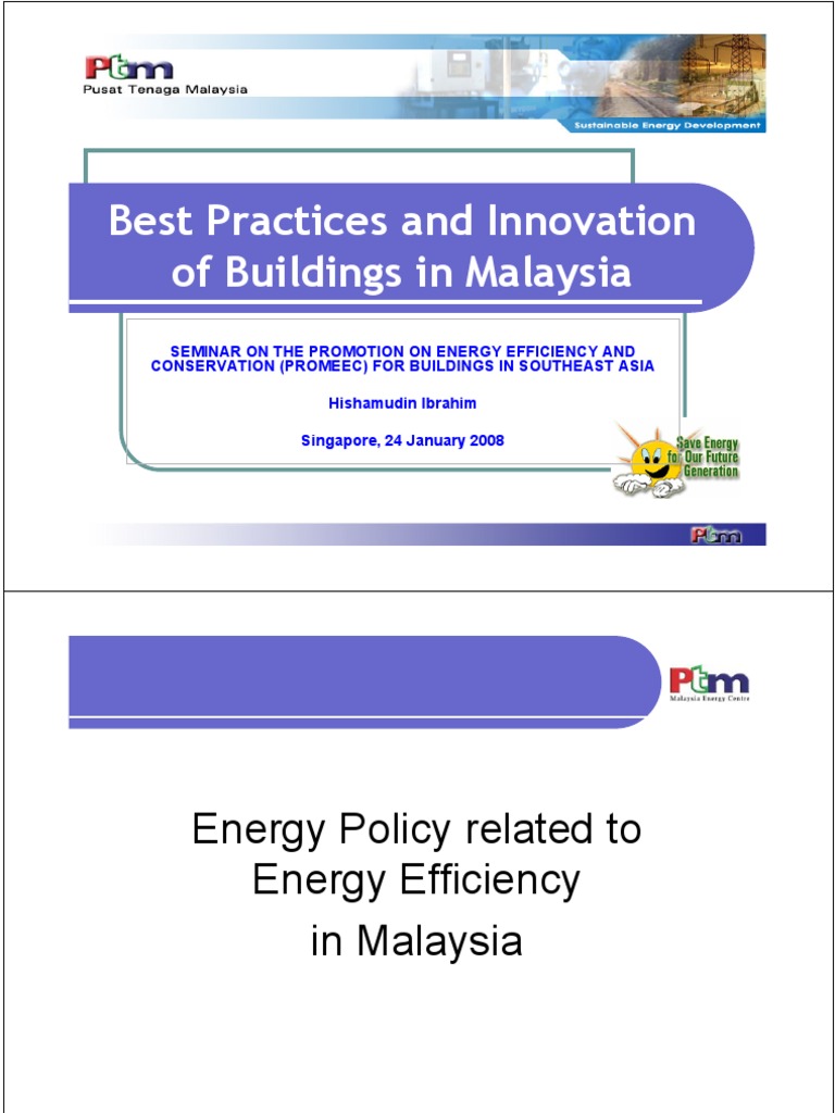 Energy Efficiency in Malaysian Buildings | PDF | Efficient Energy Use ...