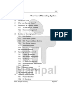 Unit 1 of Operating System: Structure