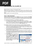 Gis Refresher For Arcgis 10: Part I. Data Download