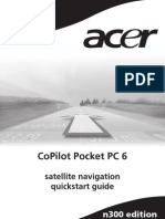 Copilot Pocket PC 6: Satellite Navigation Quickstart Guide