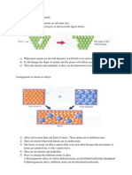 Arrangement of Atoms in Metals