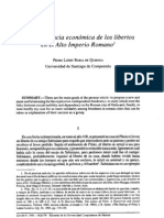 La Dependencia Económica de Los Libertos en El Alto Imperio Romano' PEDRO LÓPEZ BARIA DE QUIROGA