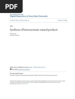 Synthesis of Heteroaromatic Natural Products