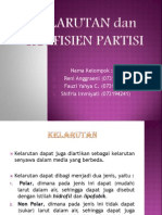 Kelarutan Dan Koefisien Partisi