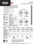 Kathrein 739622 | PDF | Antenna (Radio) | Decibel