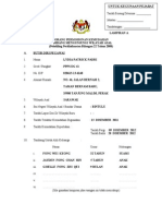 Borang Baru Permohonan Tambang Percuma