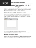 Download Getting Started Programming With Qt 5 Widgets by Marcel Chis SN131218693 doc pdf