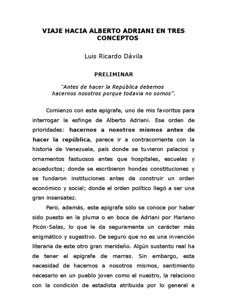 Alberto Adriani | PDF | Economias | Nacionalismo