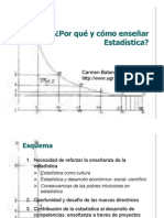 Por Que Ensenar Estadistisca