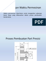 Perhitungan Waktu Pemesinan Bubut