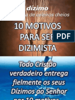 Cinco Motivos Para Ser Dizimista