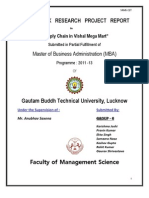 Vishal Mega Mart Final Report