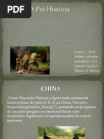 A Pré História - Trabalho de ed. fisica