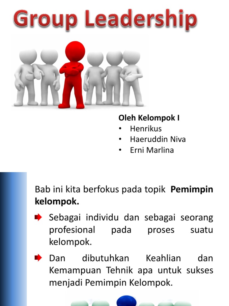Karakteristik Pemimpin Kelompok Efektif | PDF