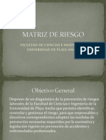 Matriz de Riesgo