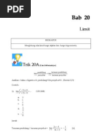 Download Cara Super Cepat Menyelesaikan Soal Matematika Tentang Limit by kemalazis SN131243967 doc pdf