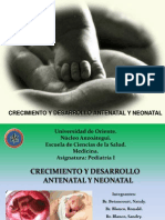 Seminario 2 Crecimiento y Desarrollo Antenatal y Neonatal