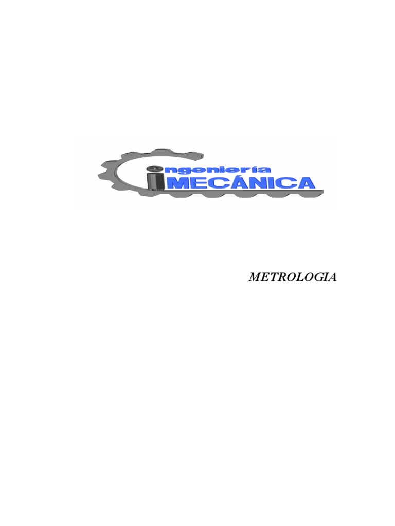 Indice y Objetivos de Metrologia Mecanica