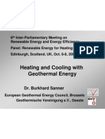 DR Burkhard Sanner - Heating and Cooling With Geothermal Energy