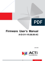 A1D-311-V5.08.06 Firmware User Manual