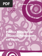 BRASIL_ PNEP 2009_ Política Nacional de Educação Permanente