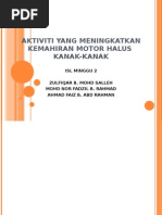 Download Aktiviti Yang Meningkatkan Kemahiran Motor Halus by Ronnie Ryan SN13127931 doc pdf