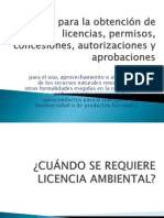 Trámites para La Obtención de Licencias, Permisos