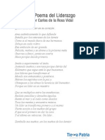 El Poema Del Liderazgo - Carlos de La Rosa Vidal