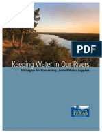 Keeping Water in Our Rivers