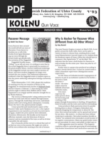 Kolenu Passover 5773