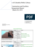 Document #9C.1 - Capital Projects and Facilities Management Report