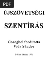 Vida Sandor - Ujszovetsegi Szentiras