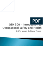 Osh 300 Introduction - Accident Myths - Present