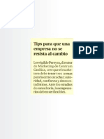 Tips para Que Una Empresa No Se Resista Al Cambio, Gestión