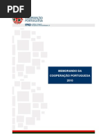 MEMORANDO COOPERAÇÃO PORTUGUESA 2010 [IPAD]