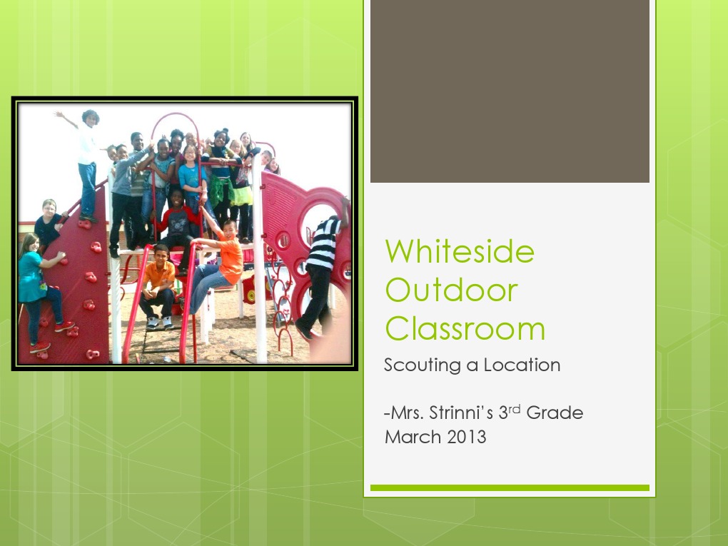 Outdoor Classroom Scouting by 3rd Graders | PDF