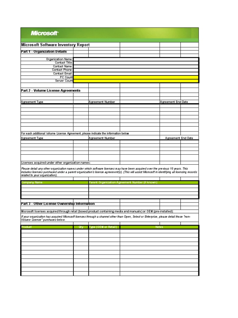 Microsoft Software Inventory Overview | PDF | Remote Desktop Services ...