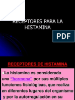 Receptores para La Histamina - Pptfinsal