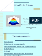 Modulo Sobre La Distribucion de Poissonl Por Wallter Lopez