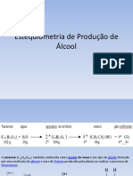 Estequiometria de Produção de Álcool (1)