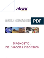 ISO 22000 Module de Soutien N 2 Diag HACCP Selon ISO 22000