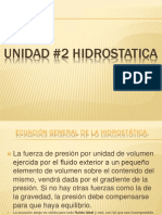 UNIDAD 2 Hidrostatica