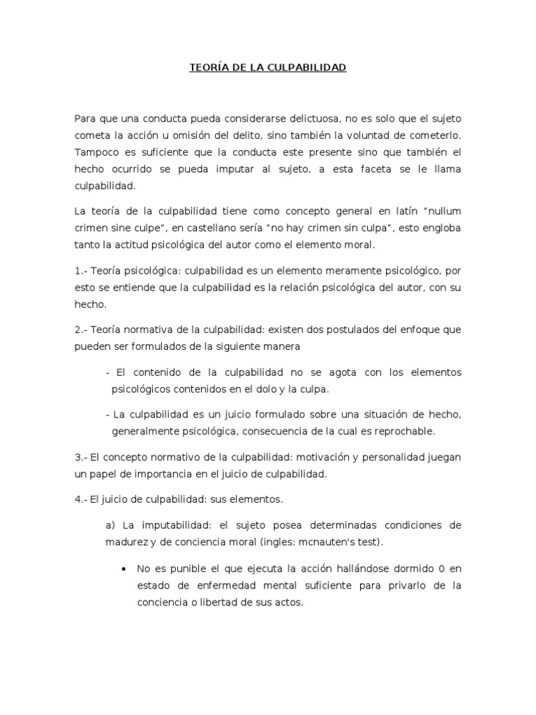 Teoria de la culpabilidad_teorias