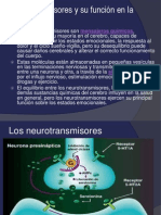 Neurotransmisores y su función en la conducta