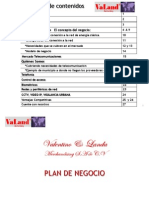 Valentino Landa Plan de Negocios PDF