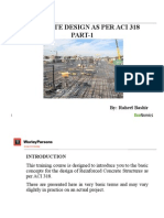Reinforced Concrete Design On ACI - Part 1 PDF